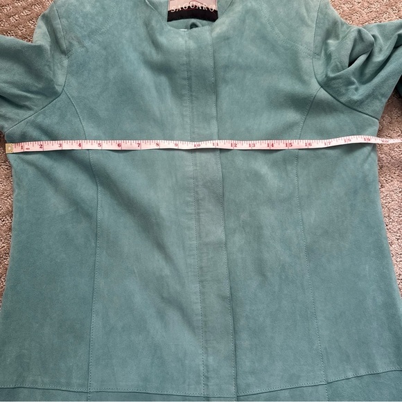 Saguaro Leather Jacket Full-zip Turquoise Size Small - Picture 11 of 11